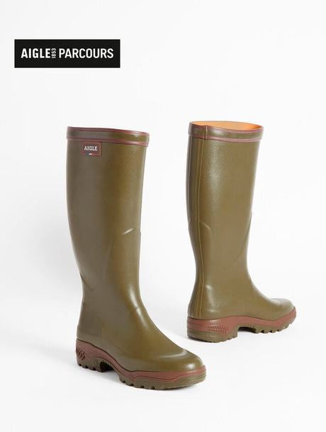 Aigle Parcours 2, natuur rubberen laars, kaki