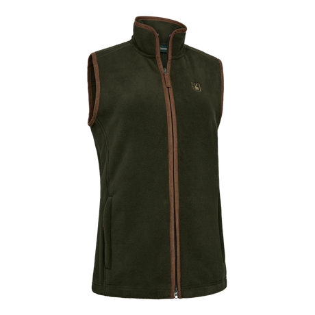 Deerhunter Lady Cumbria Fleece Waistcoat, forest ember