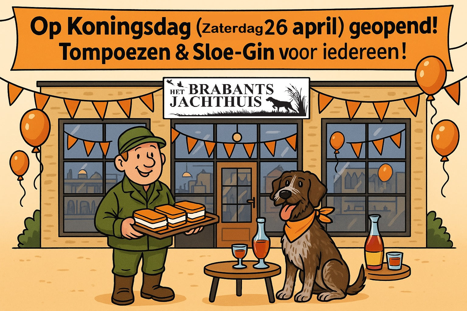 Koningsdag 2025 bij Het Brabants Jachthuis: Een Feestelijk Oranje Spektakel