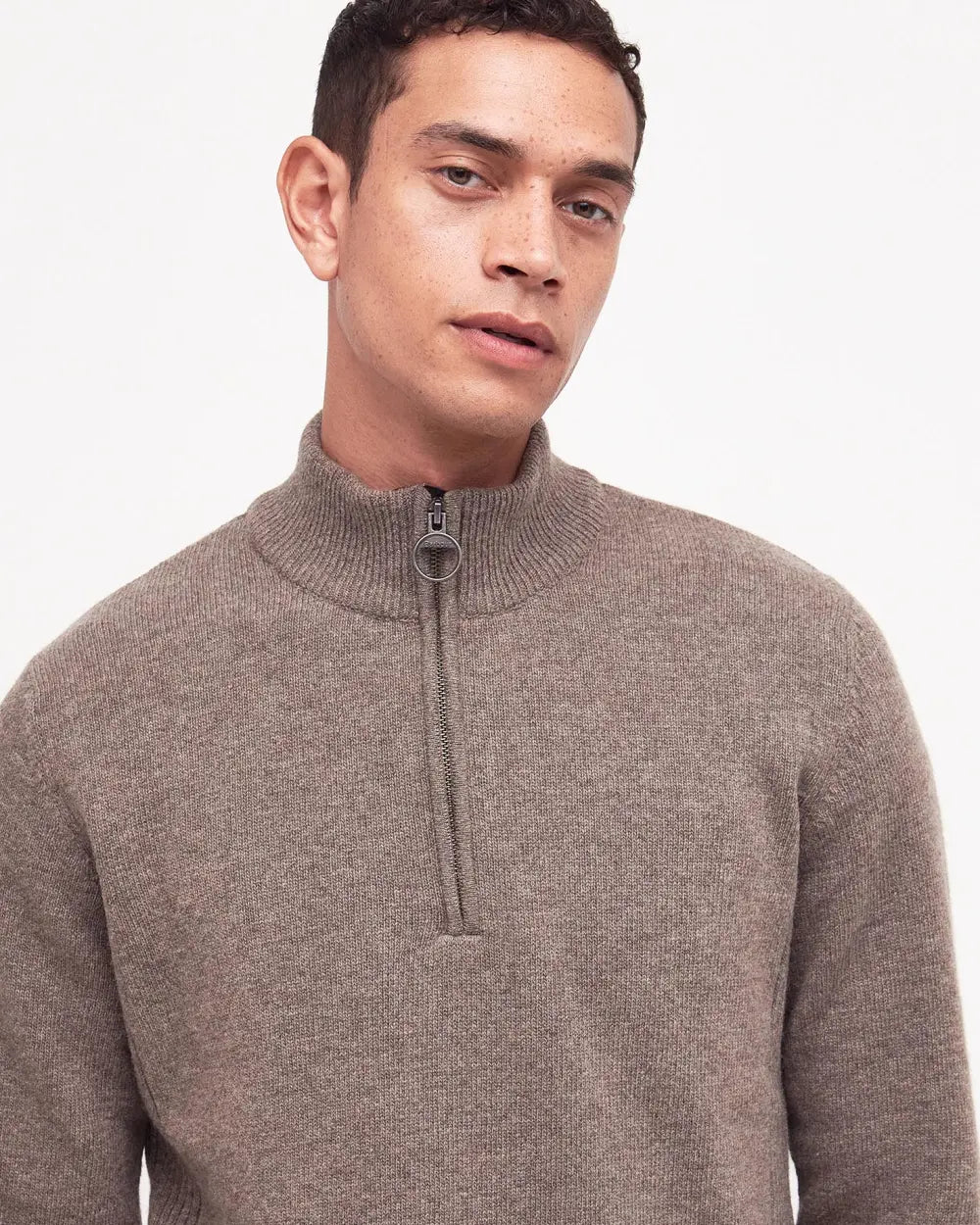 Barbour Holden Half Zip, military marl