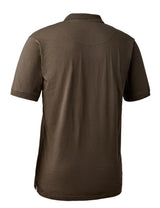 Deerhunter Christian Polo Shirt, brown leaf
