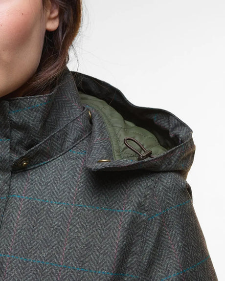Barbour Dixon Waterproof Jacket, gardenia tweed