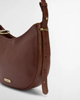 Barbour Sorrel Leather Sling Bag, brown