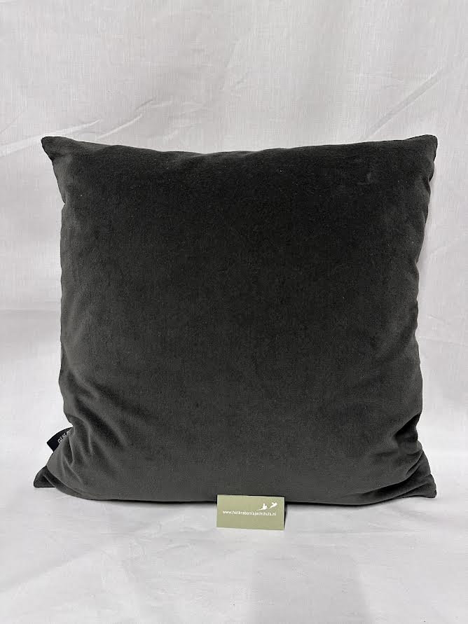 Gobelin Kussen Hert Winter,taupe