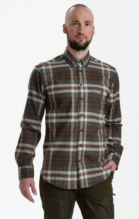 Deerhunter Ronald Shirt, brown check