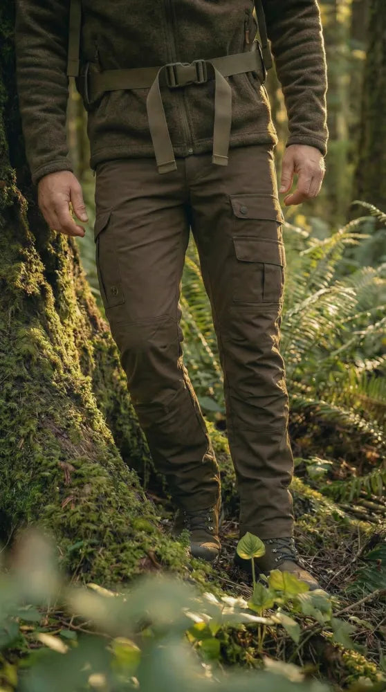 Rovince Trousers  Ergoline Men, olive green