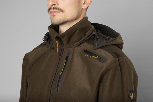 Härkila Forest Hunter GTX Jacket, hunting green/shadow brown