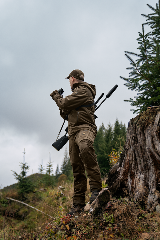 Härkila Forest Hunter GTX Jacket, hunting green/shadow brown