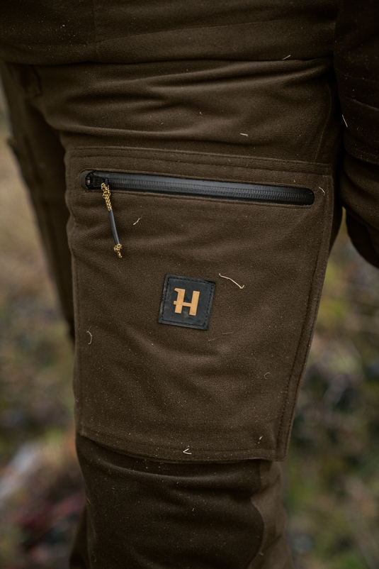 Härkila Forest Hunter GTX Trousers, hunting green/shadow brown