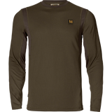 Härkila Forest Hunter L/S T-Shirt, hunting green/shadow brown