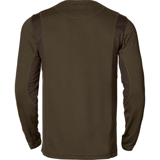 Härkila Forest Hunter L/S T-Shirt, hunting green/shadow brown