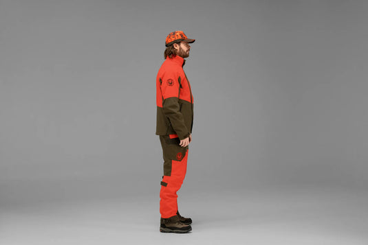 Härkila Wildboar Pro Jacket, wildboar orange/willow green