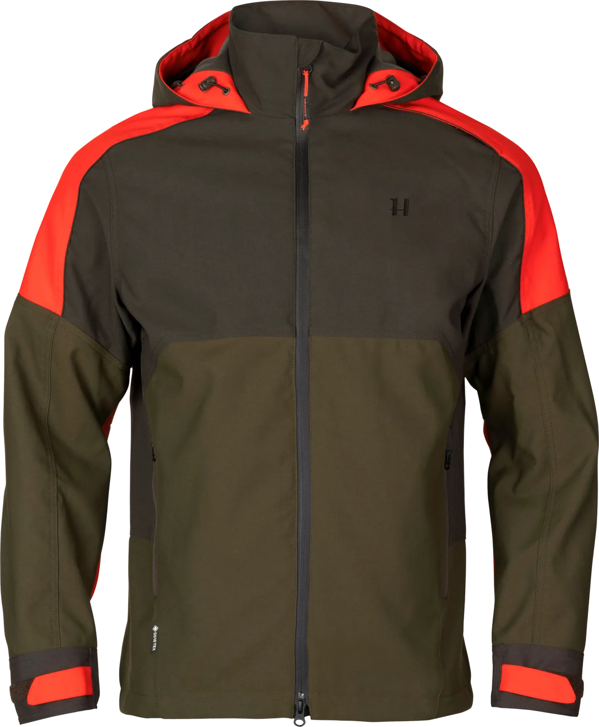 Härkila Pro Hunter Dog Keeper GTX Jacket, willow green/orange