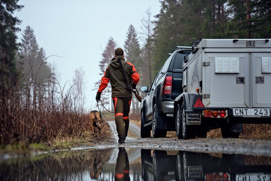 Härkila Pro Hunter Dog Keeper GTX Jacket, willow green/orange