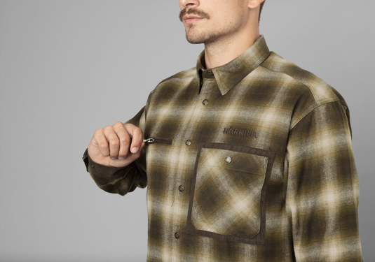 Härkila Folke Shirt Jacket, willow green