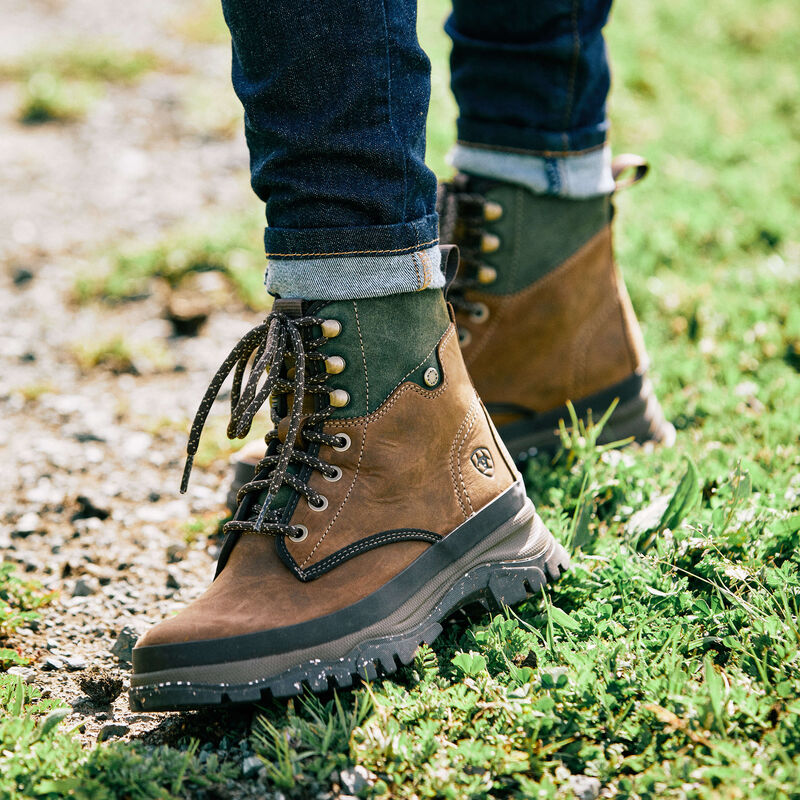 Afbeelding laden in Galerijviewer, Ariat Moresby H2O, oily distressed brown/olive
