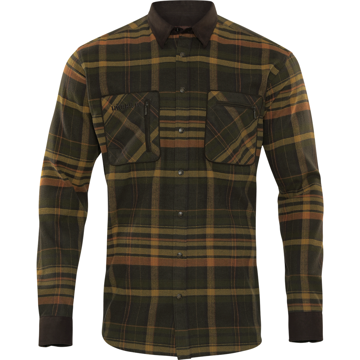 Härkila Pajala Shirt Green/Brown - Het Brabants Jachthuis