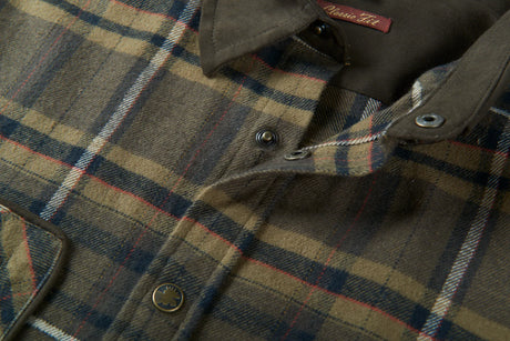 Härkila Pajala Shirt, willow green check