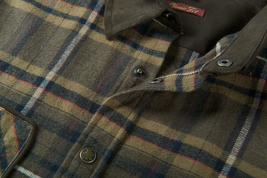 Härkila Pajala Shirt, willow green check