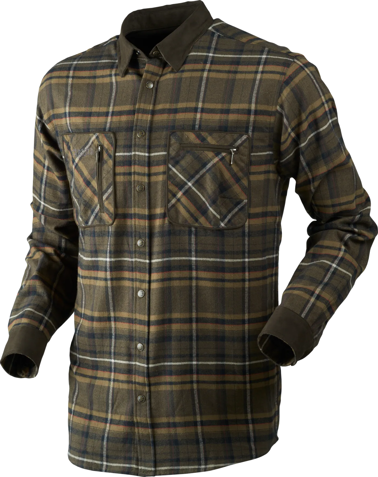 Härkila Pajala Shirt, willow green check