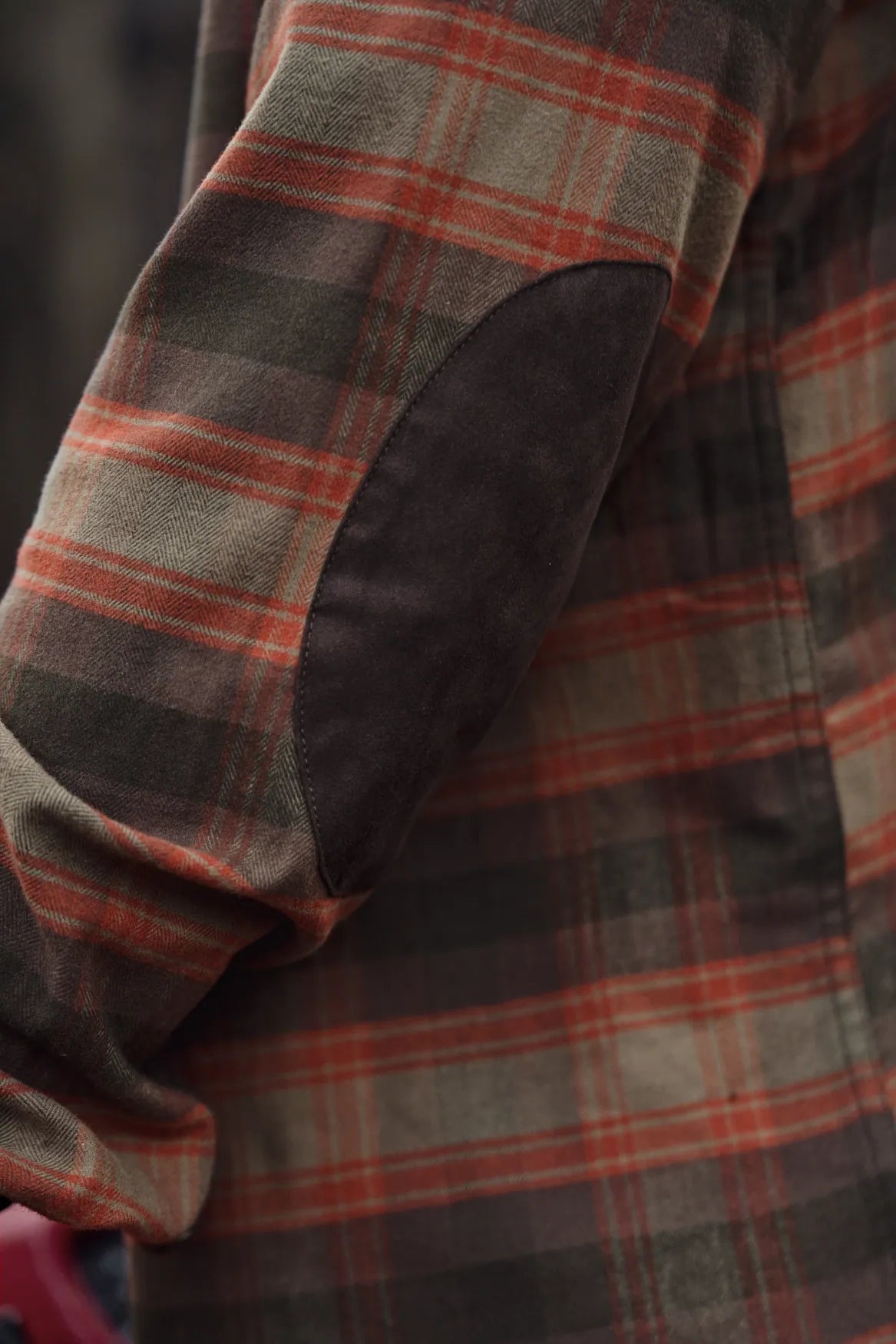 Härkila Aivak L/S Shirt, autumn orange check