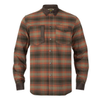 Härkila Aivak L/S Shirt, autumn orange check