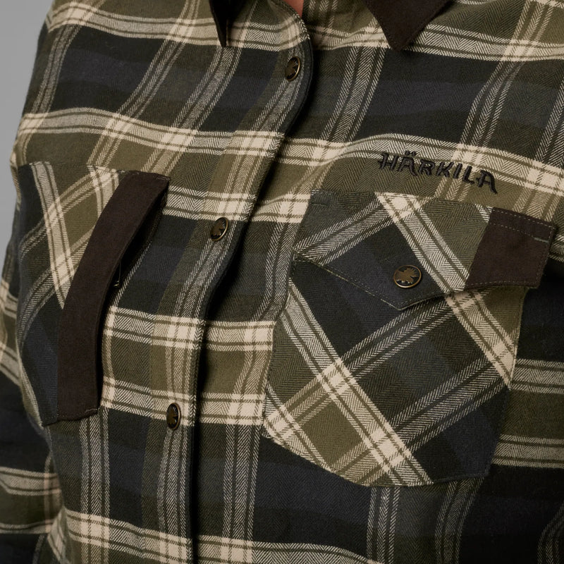 Afbeelding laden in Galerijviewer, Härkila Aivak L/S Shirt Women, olive

