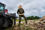 Härkila Fjell Trousers Women, dark olive/willow green