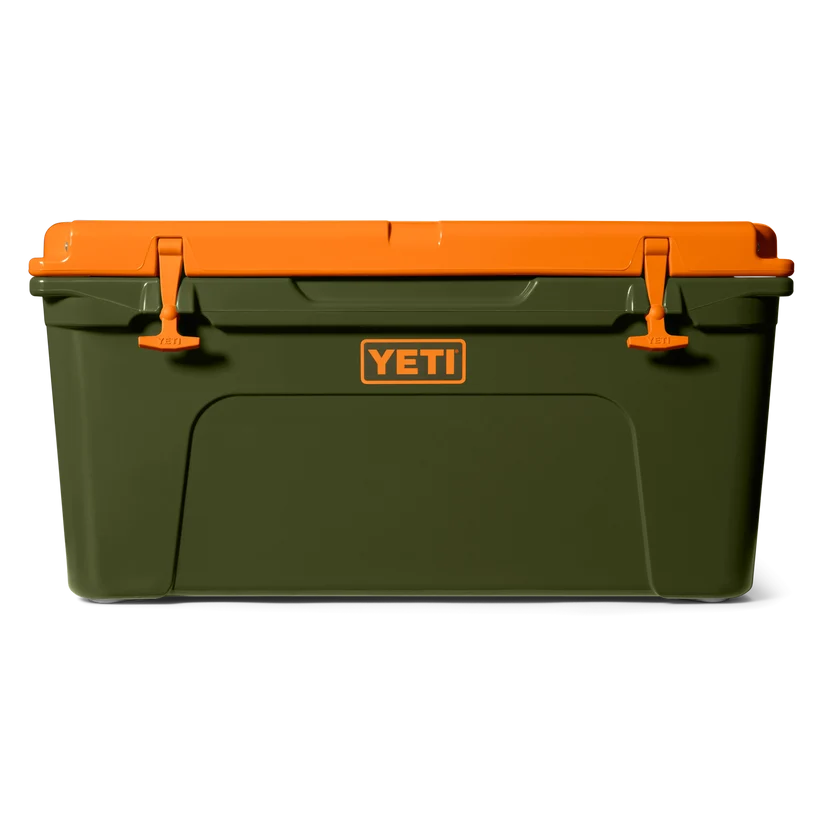 Yeti Tundra 65 koelbox, olive/king crab orange/upland birds