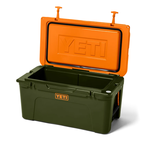 Yeti Tundra 65 koelbox, olive/king crab orange/upland birds