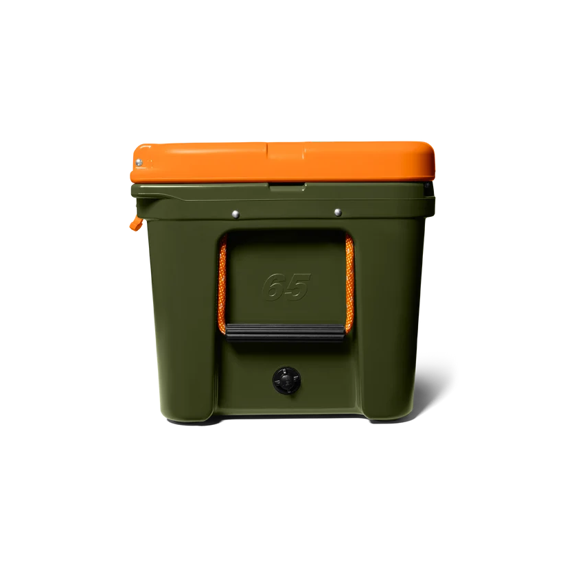 Yeti Tundra 65 koelbox, olive/king crab orange/upland birds