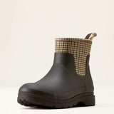 Ariat Kelmarsh Shortie, rubberen laars, chocolate/tan twill