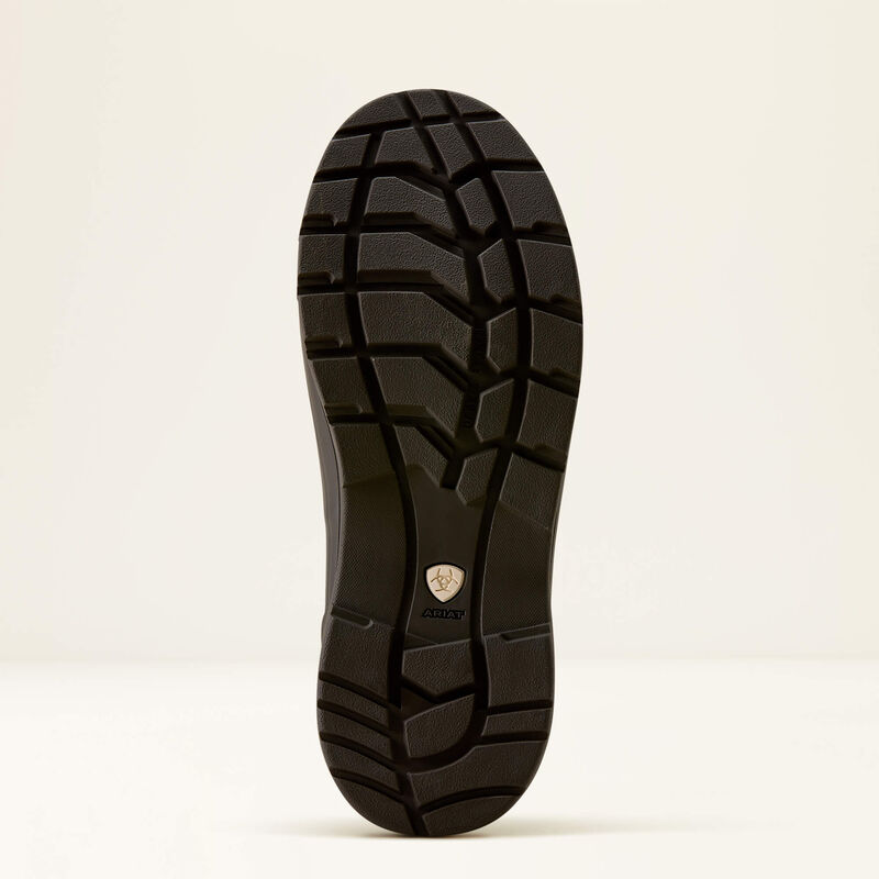 Ariat Kelmarsh Shortie, rubberen laars, chocolate/tan twill