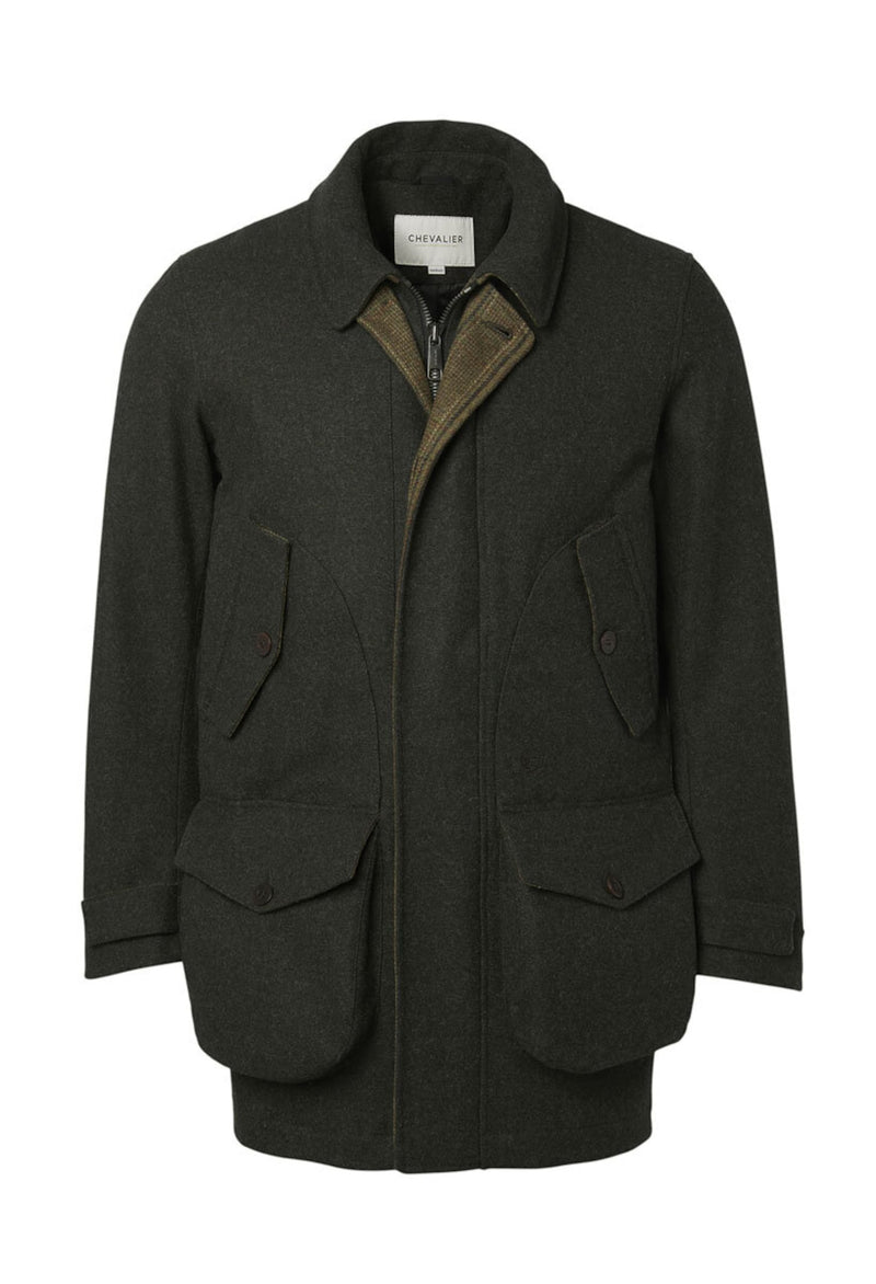 Afbeelding laden in Galerijviewer, Chevalier Burley Chevalite Wool Coat Men - Het Brabants Jachthuis
