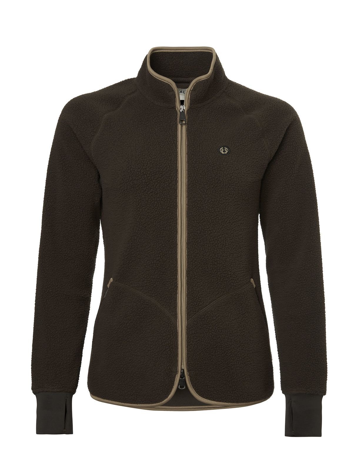 Chevalier Pax Light Pile Jacket Women, brown