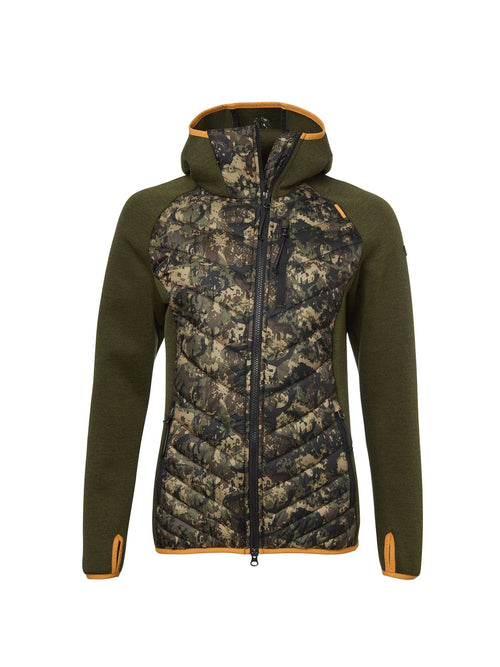 Chevalier Hunter Hybrid Hood Jacket Women, antler camouflage