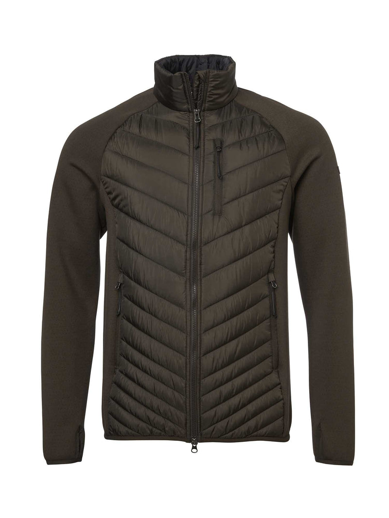 Afbeelding laden in Galerijviewer, Hunter Hybrid Jacket Men - Leather Brown
