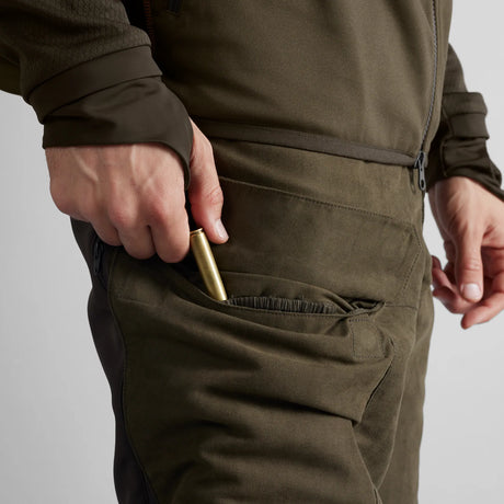 Härkila Scandinavian Trousers, willow green/deep brown