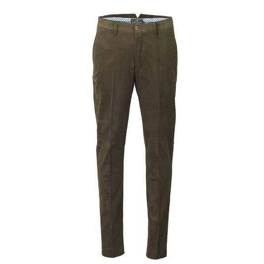 Laksen Mayfair Corduroy Trousers, forest