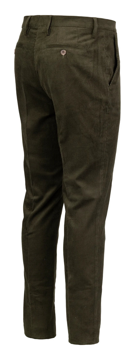 Laksen Barton Corduroy Trousers, forest