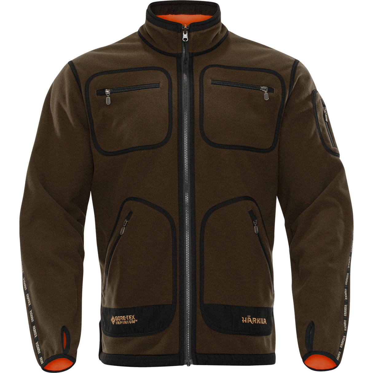 Härkila Kamko Fleece  olive / oranje - Het Brabants Jachthuis
