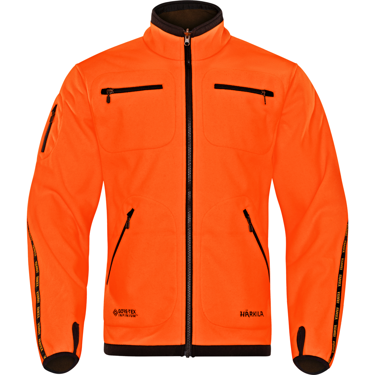 Härkila Kamko Fleece  olive / oranje - Het Brabants Jachthuis