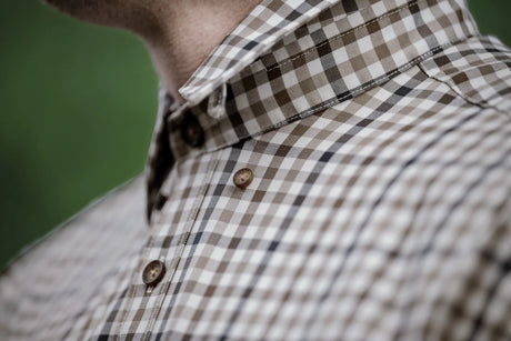 Milford shirt Blue/Beige check