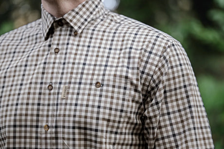 Milford shirt Blue/Beige check