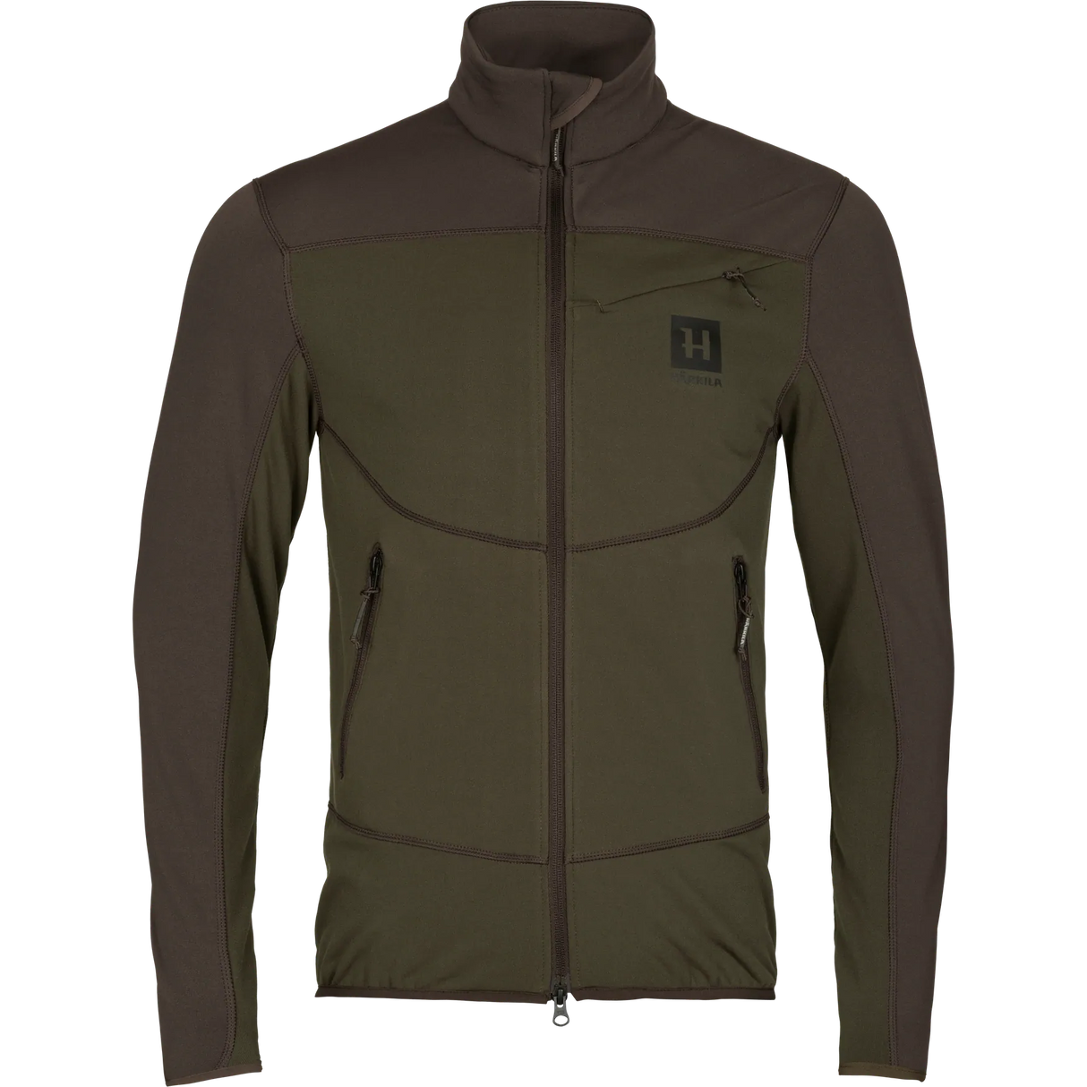 Härkila Olaf Fleece Jacket, willow green/shadow grey