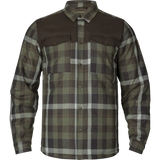Härkila Asmund Insulated Wool Shirt, willow green/phantom