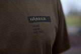Härkila Logo Band S/S T-Shirt, shadow brown/tarmac