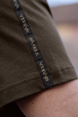 Härkila Logo Band S/S T-Shirt, shadow brown/tarmac