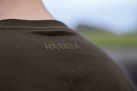 Härkila Logo Band S/S T-Shirt, shadow brown/tarmac