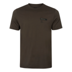 Härkila Logo Band S/S T-Shirt, shadow brown/tarmac